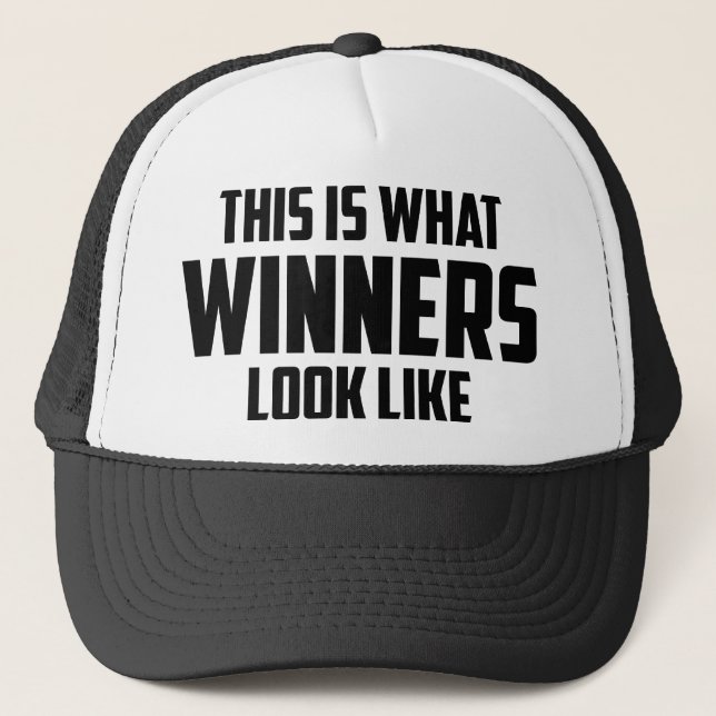 This is what WINNERS look like Trucker Hat (Front)