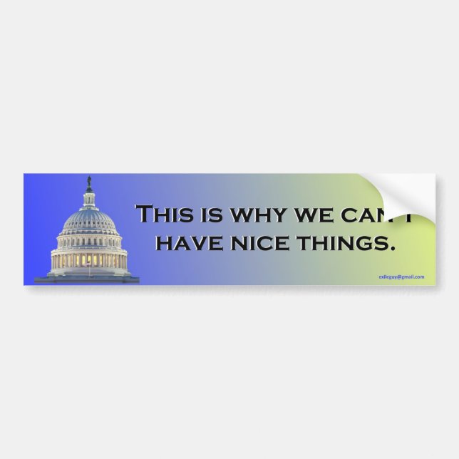 this is why we... bumper sticker (Front)
