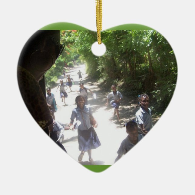 This is why we go! ceramic tree decoration (Front)