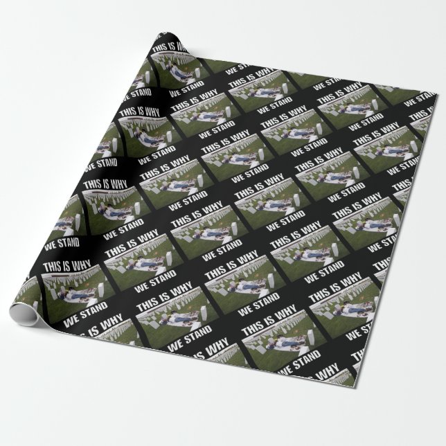 THIS IS WHY WE STAND WRAPPING PAPER (Unrolled)
