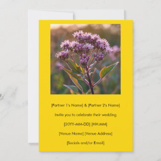 This Is Your Fall Joe-Pye Weed  Invitation