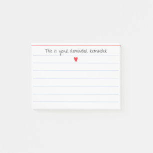 "This Is Your Reminder Reminder" Funny Gift Post-it Notes