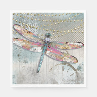 This Is Your Time Dragonfly Napkin