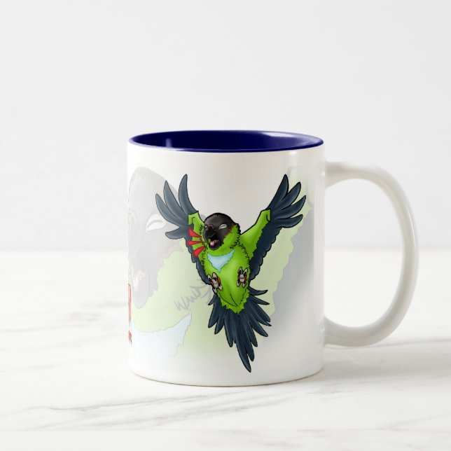 "This is your WAKEUP CALL" Nanday Mug (Right)