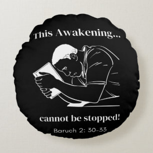 This Israelite Awakening Design Round Cushion