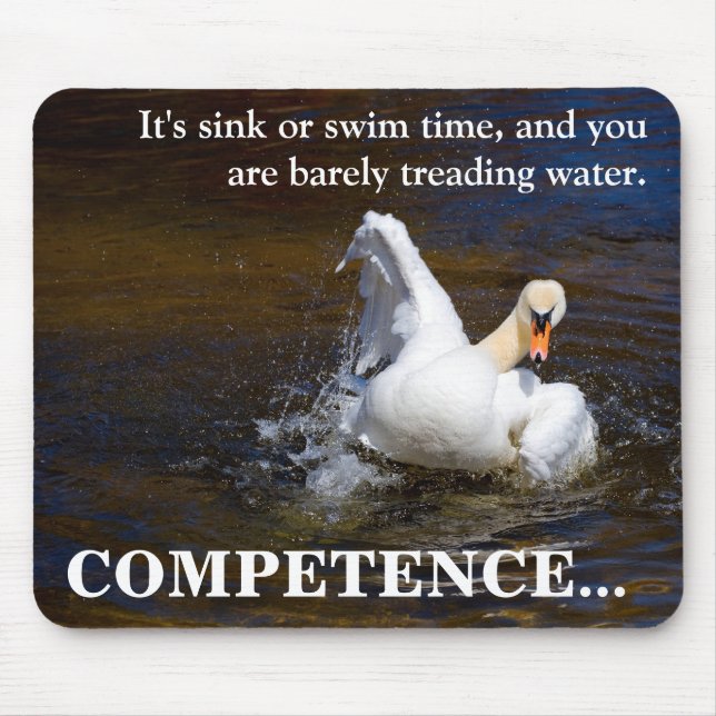 This job doesn't seem to be working out for you mouse pad (Front)