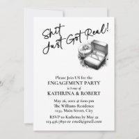 This Just Got Real! Elegant Engagement Party