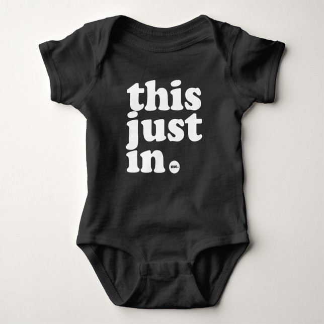 this just in (cooper) birthday bodysuit (Front)