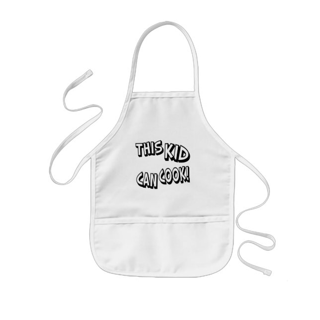 This kid can cook kids apron (Front)
