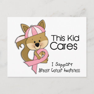 This Kid Cares Breast Cancer Awareness Postcard