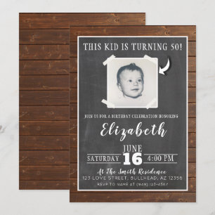 This Kid is turning Adult Photo Invite