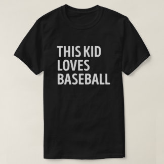 This Kid Loves Baseball Player T-Shirt