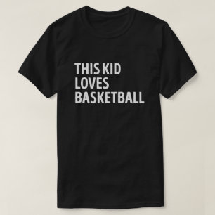 This Kid Loves Basketball Player T-Shirt