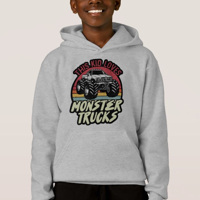 This Kid Loves Monster Trucks (Front)