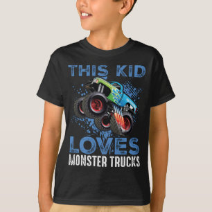 This Kid Loves Monster Trucks T-Shirt