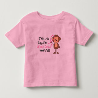 This Kid Supports Breast Cancer Awareness Toddler T-Shirt