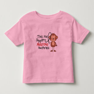 This Kid Supports Melanoma Awareness Toddler T-Shirt