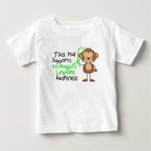 This Kid Supports Non-Hodgkins Lymphoma Awareness Baby T-Shirt