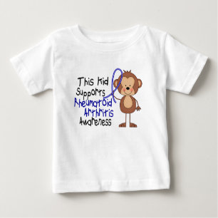 This Kid Supports Rheumatoid Arthritis Awareness Baby T-Shirt