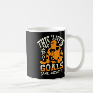 This Life's About Goals (and Ists) For A Lacrosse Coffee Mug