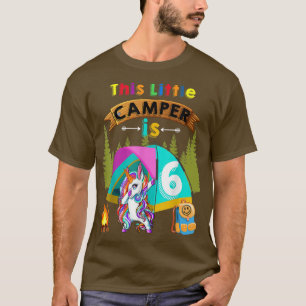 This Little Camper Is Si Dabbing Unicorns Cool Cam T-Shirt