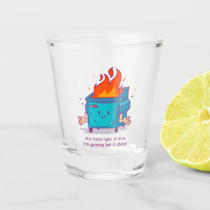 This Little Light: Dumpster Fire Shot Glass