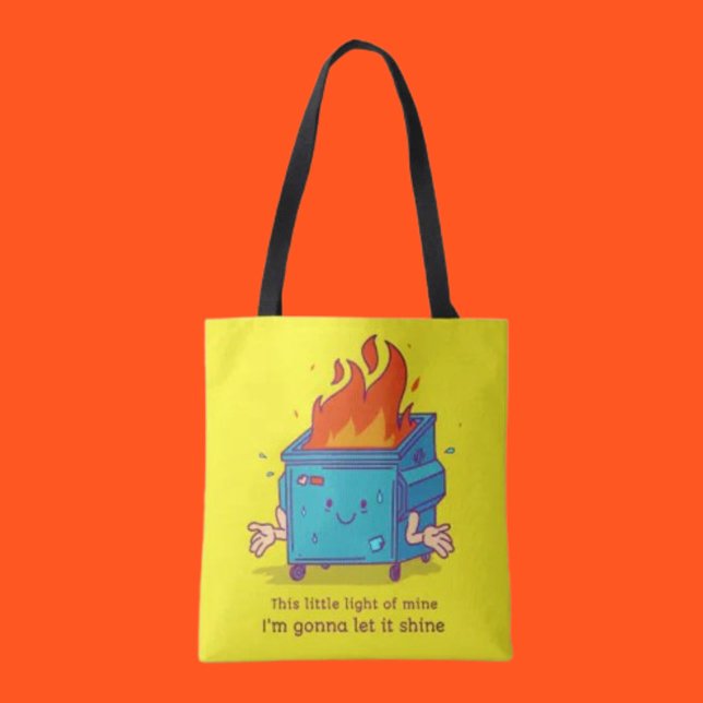 This Little Light: Dumpster Fire Tote Bag (Creator Uploaded)