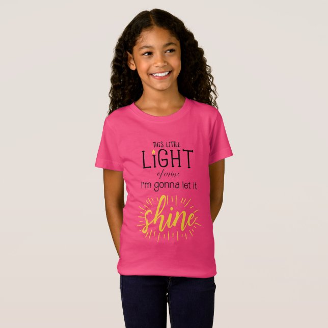 This Little Light of Mine Kids Shirt (Front Full)
