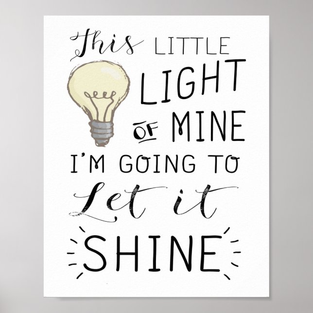 This Little Light of Mine Poster (Front)