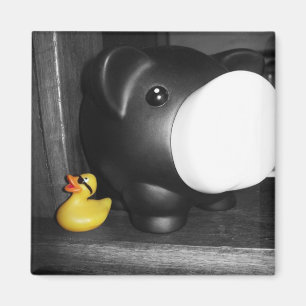 'This Little Piggy' Rubber Duck Magnet