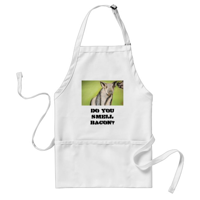 THIS Little Piggy Smells Bacon. Standard Apron (Front)