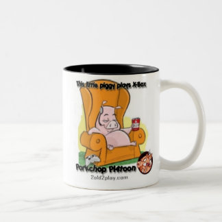 THIS LITTLE PIGGY Two-Tone COFFEE MUG