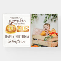 This Little Pumpkin Photo 1st Birthday Party