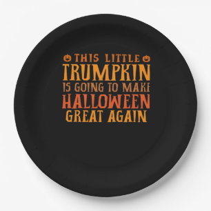 This Little Trumpkin Is Going To Make Halloween Gr Paper Plate