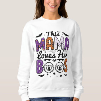 This Mama Loves Her Boos Halloween Sweater