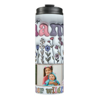 This Mama Loves Her Wildflowers Children's Picture Thermal Tumbler
