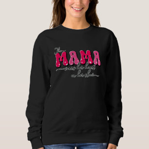 This Mama Wears Her Heart On Her Sleeve Valentine' Sweatshirt