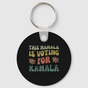 This Mamala Is Voting For Kamala Political Electio Key Ring