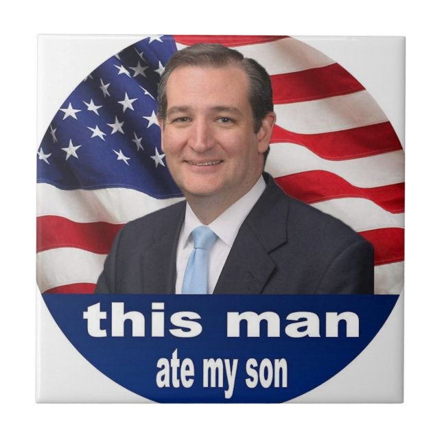 This Man Ate My Son Meme Tile (Front)