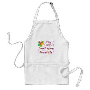 This memaw loved by my grandkids standard apron