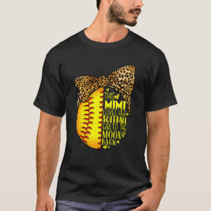 This Mimi Loves Her Softball Girl Mother's Day Leo T-Shirt