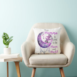 This Momma is Loved To The Moon and Back Cushion