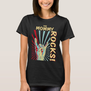 This Mommy Rocks Vintage Retro Concert 70s 80s Fun T-Shirt
