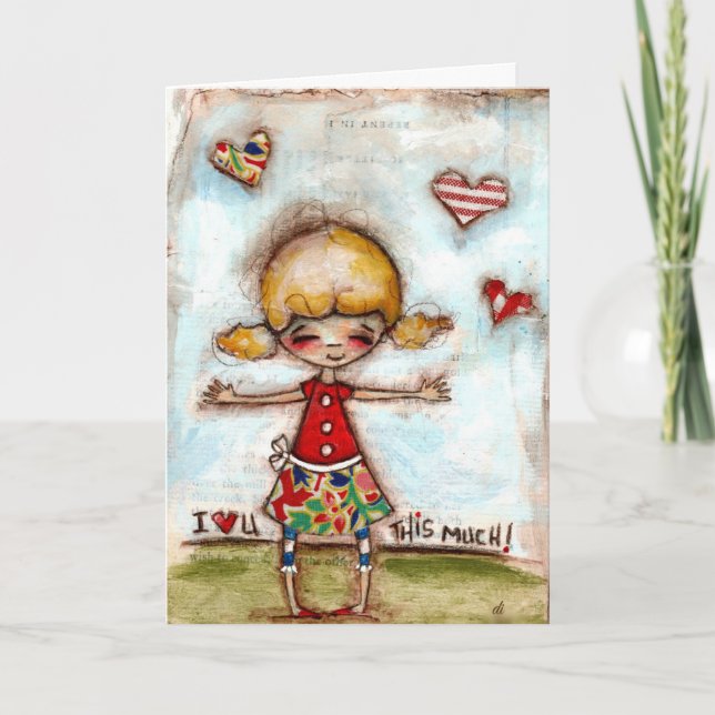 This Much! - Valentine Holiday Card (Front)