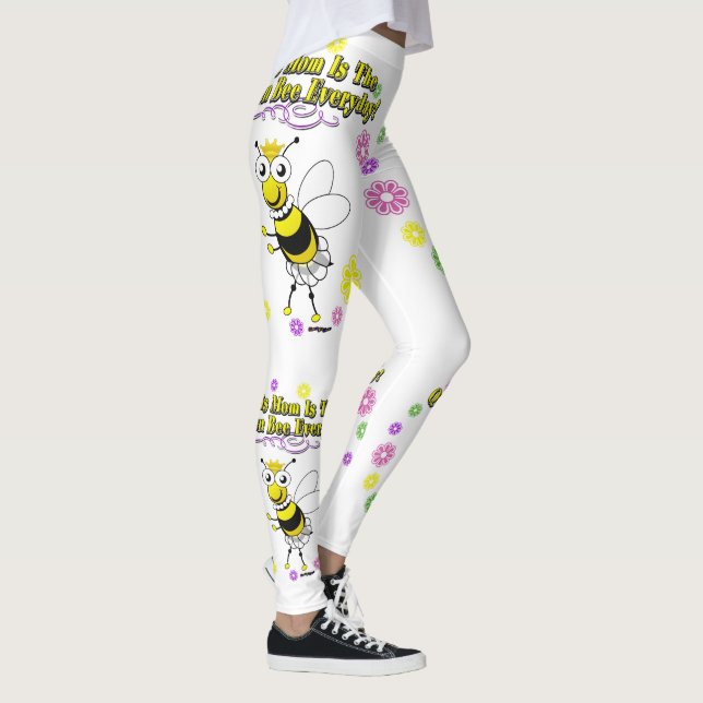 This Mum Is The Queen Bee Everyday Leggings (Right)