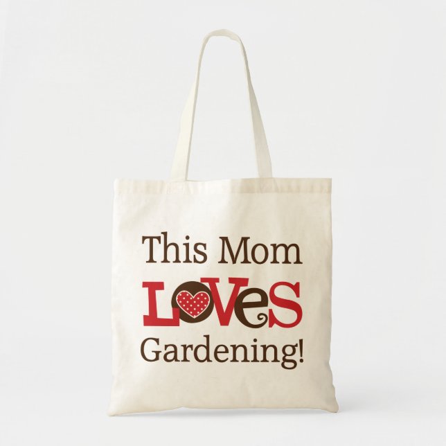This Mum Loves Gardening Tote Bag (Front)