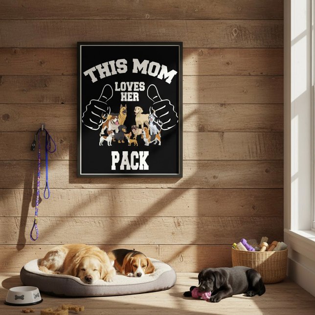 This Mum Loves Her Pack Poster (Creator Uploaded)