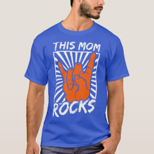 This Mum Rocks Best Mum Mother Rock And Roll T-Shirt