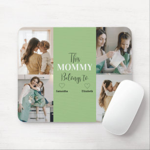 "This Mummy Belongs To" Custom Photo Mousepad