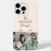 "This Mummy Belongs To" Custom Photo Phone Case